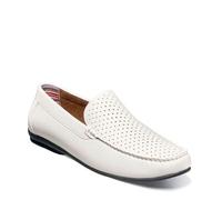 Stacy Adams Mocassins Conroy MOC Toe Driver pour Homme, Blanc, 44 EU