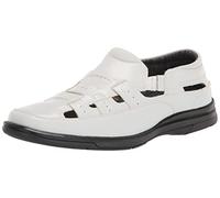 STACY ADAMS Sandales de pêcheur Sebring pour homme, blanc, 41 EU