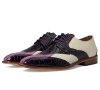 STACY ADAMS Tristano Bout de vélo à lacets Oxford pour homme, Violet multicolore, 44 EU