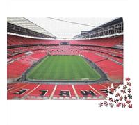 Stade de Football Puzzle 1000 Pièces Papier pour Adultes Terrain Vert Puzzle en Famille 52x38cm/1000pcs