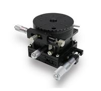 Stade de positionnement rotatif motorisé - Réglage fin XZRG8-R Table rotative de levage de traduction pour mesure optique à trois axes