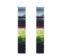 Stade Football Satdium Field Light Night Print Class of 2025 Décorations de fête de remise de diplôme, bannière de félicitations pour porche et intérieur et extérieur style 198