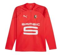 Stade Rennais Sweat 1/4 zip Rouge Enfant Puma 2023/2024 12 ans