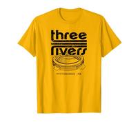 Stade Three Rivers, Pittsburgh, PA, salle de sport vintage des années 70 T-Shirt