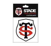 Jeu de stickers rugby - Non spécifié - 10 cm - Blanc - Lot de 2 - Mixte