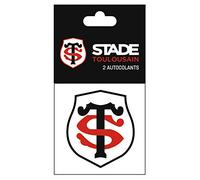 Stade Toulousain Lot de 2 Autocollants Rugby 6 cm