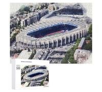 Stadium Parc des Princes : Activité D’Hiver pour Adultes, 500 PCS Puzzle-Image en Bois - À Assembler, Encadrer Et Exposer