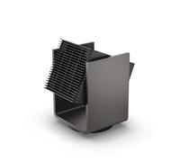 Stadler Form chauffage d’appoint et ventilateur Alex, 2 en 1, jusqu’à 40 m² | 2 en 1, WiFi, oscillation 3D, 4 niveaux de ventilation, 2 niveaux de chauffage, 1’000/2’000 W, salle de bain, salon, titanium
