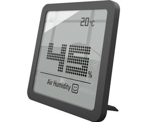 Stadler Form Hygromètre Selina Little, Petit Appareil numérique précis de Mesure de l'humidité et de la température, Noir