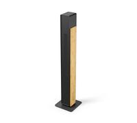 Ventilateur silencieux Stadler Form Nick, ventilateur colonne avec fonction pivotante, 10 vitesses, minuterie, télécommande, pour chambre, bureau, salon, avec bambou naturel, noir