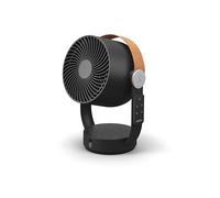 Stadler Form ventilateur de table Leo, mode oscillation verticale en horizontale, silencieux, 4 vitesses, minuterie 1-7 h, télécommande, poignée en similicuir, noir