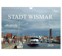 Stadt Wismar 2026 (Wandkalender 2026 DIN A4 quer), CALVENDO Monatskalender: Wismar - Hansestadt mit Charakter