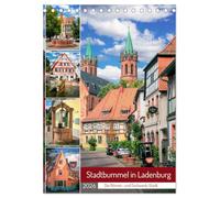 Stadtbummel in Ladenburg - Die Römer- und Fachwerk-Stadt (Tischkalender 2026 DIN A5 hoch), CALVENDO Monatskalender: 12 strahlend frische Aufnahmen aus der Fachwerk-Stadt Ladenburg am Neckar.