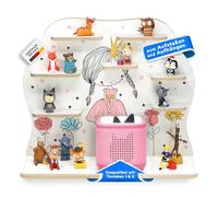 stadtecken Étagère en bois compatible avec Toniebox 1 et 2 I Convient pour environ 50 tonies I Rangement parfait dans la chambre d'enfant I Étagère à poser ou à suspendre (princesse, grand)