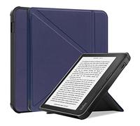 STAECASE Antichoc Housse pour KOBO Libra 2 Coque - Étui KOBO Libra2 Liseuse eBook Housse avec Support Pliant Housse Protection Coque (Bleu)