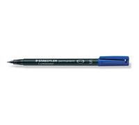 Staedtler Lumocolor permanent S DRY SAFE 313-3 Marqueur permanent bleu résiste à l'eau: oui