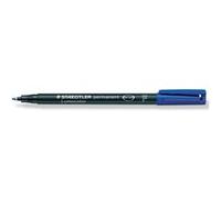 Staedtler Lumocolor permanent F DRY SAFE 318-3 Marqueur permanent bleu résiste à l'eau: oui