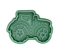 Städter 171848 Emporte-pièce en plastique Motif tracteur Vert 6,5 cm
