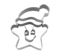 Städter 217348 Emporte-pièce en forme d'étoile avec bonnet, en acier inoxydable, passe au lave-vaisselle, pour pâte, fondant, massepain, bricolage et modélisation