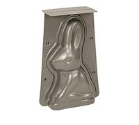 Städter 661745 Moule en forme de lapin de Pâques de la collection We Love Baking, en métal argenté, capacité : 1000 ml, dimensions : 18 x 26 x 8 cm, argenté