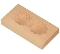 Städter 848030 Spéculoos Model Double Coquillage, Bois, Marron, 11,5 x 6 x 3 cm