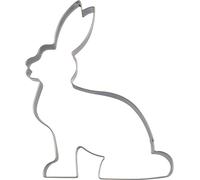 Städter Ausstecher Hase Sitzend, Ausstechform, Plätzchenform, Keks, Plätzchen, Edelstahl, 6.5 cm, 160408