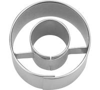 Städter Ausstecher Ring in Ring Mini, Ausstechform, Plätzchenform, Keks, Plätzchen, Edelstahl, Ø 3 cm, 955257