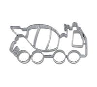 Städter Emporte-pièce Cookie Cutter Béton Mixage Gaufrage Argent 10,5 cm