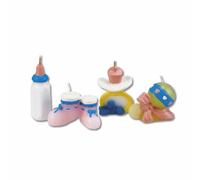 Städter Bougies Baby Set 4 pièces bougies d'anniversaire bougies de gâteau an...