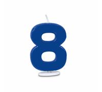 Städter Bougies Chiffre 8 avec support Chiffre Bougies d'anniversaire Bougie ...