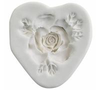 Städter Deko-Flex-Model Rose Moule à relief en silicone Moule à fondant en si...