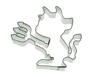 Staedter Diable Forme Cookie Cutter, Argent, Acier Inoxydable, Silver, 7 cm