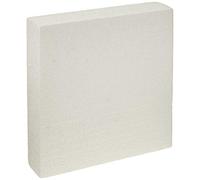 Staedter Dummy/carré en polystyrène pour gâteau de démonstration, Blanc, Blanc, 30 x 30 cm