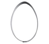 Staedter Emporte-pièce en Acier Inoxydable en Forme d'œuf, Argent, 5.5 cm