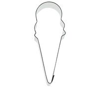 Staedter Emporte-pièce en Forme de Cornet de Glace, Argent, 6 cm