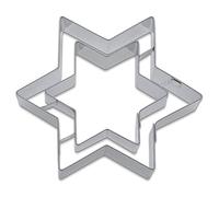 Staedter Emporte-pièce en Forme de étoile à 5 Branches, Argent, Acier Inoxydable, Silver, 9.5 cm