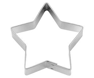 Staedter Emporte-pièce en Forme de étoile à 5 Branches, Argent, Acier Inoxydable, Silver, 9 cm