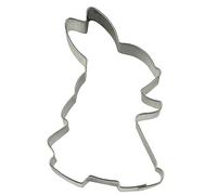 Staedter Emporte-pièce en Forme de Lapin Woman, Argent, 6.5 cm