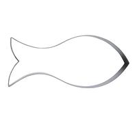 Staedter Emporte-pièce en Forme de Poisson, Argent, Acier Inoxydable, Silver, 4.5 cm