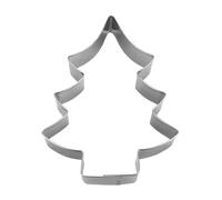 Staedter Emporte-pièce en Forme de Sapin, Argent, Fer-Blanc, Silver, 13 cm