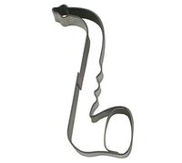Staedter Emporte-pièce en Forme de Saxophone en Acier Inoxydable, Argent, 6 cm