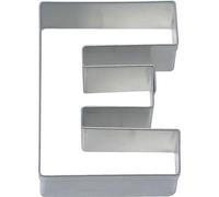 Städter Emporte-pièce lettre E, emporte-pièce, moule à biscuit, biscuit, acier inoxydable, 6.5 cm, 112742