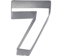 Städter Emporte-pièce Nombre 7, emporte-pièce, moule à biscuit, biscuit, acier inoxydable, 6.5 cm, 113275