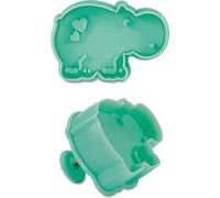 Städter Hippopotame 6 cm Turquoise