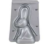 Städter Lapin de Pâques 14 x 18 x 6,5 cm Argent Moule à pâtisserie 3D