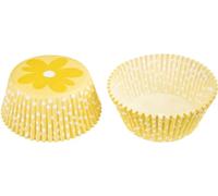 Staedter Maxi Fleur Papier Plaque de Cuisson, Jaune, Lot de 50