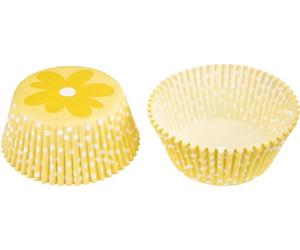 Staedter Maxi Fleur Papier Plaque de Cuisson, Jaune, Lot de 50