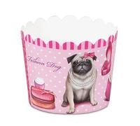 Staedter Mode Chien Cuisson Cupcake, Rose, 12 pièces