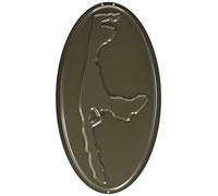Staedter Motivbackform Sylt en métal Argenté 31,5 x 16,5 x 30 cm