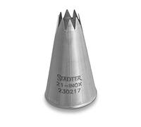 Staedter N ° 21 étoile Pointe, Argent, 5 mm